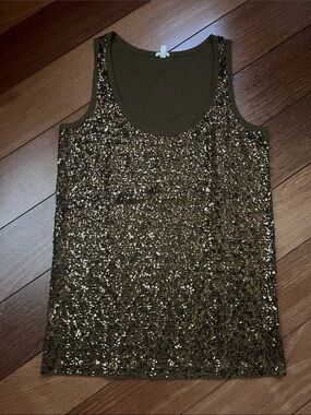 NWOT J. Crew Sequin Tank